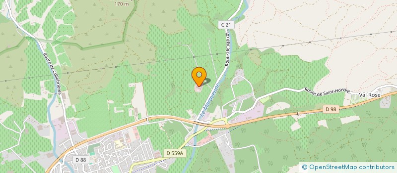 localisation de l'entreprise SOTTAL TP VRD à LA LONDE LES MAURES