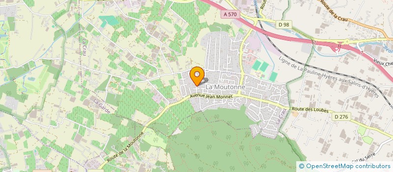 localisation de l'entreprise SOTTO  LA CRAU