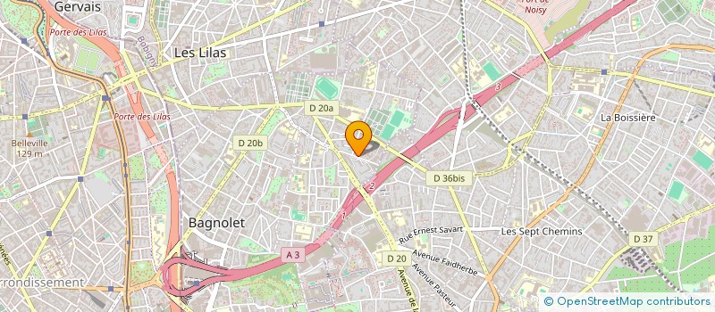 localisation de l'entreprise SOTTO CONSEIL 26 à BAGNOLET