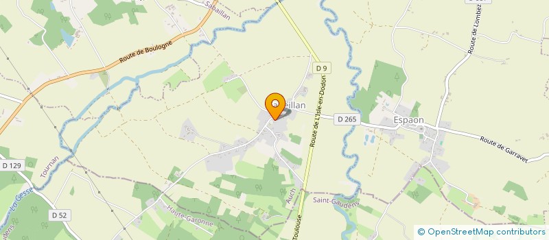 localisation de l'entreprise SOTTOM  CADEILLAN