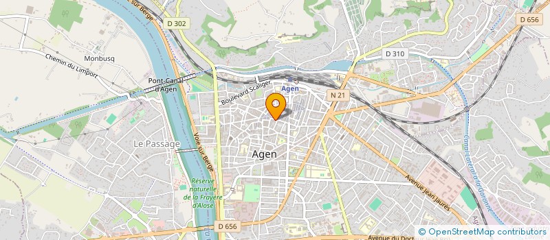 localisation de l'entreprise SOTTORIVA à AGEN