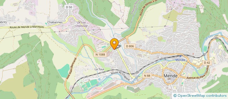 localisation de l'entreprise SOU CHABRITS à MENDE