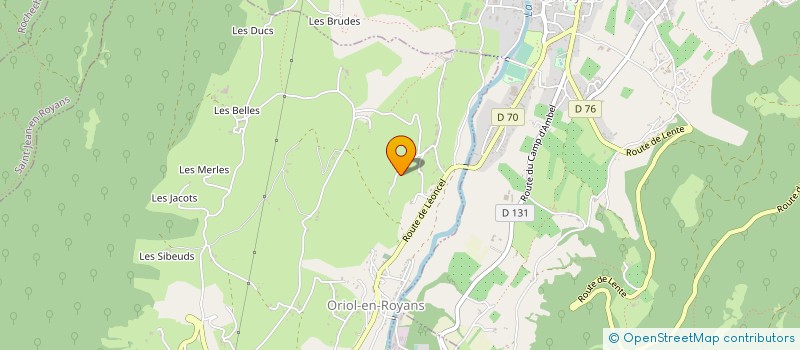 localisation de l'entreprise SOU DES ECOLES  SAINT-LAURENT-EN-ROYANS