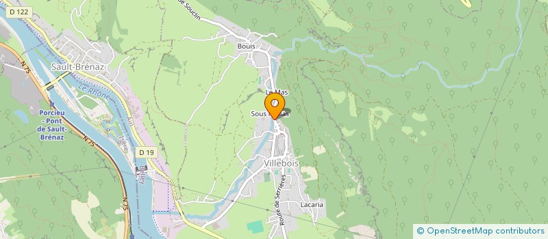 localisation de l'entreprise SOU DES ECOLES  VILLEBOIS