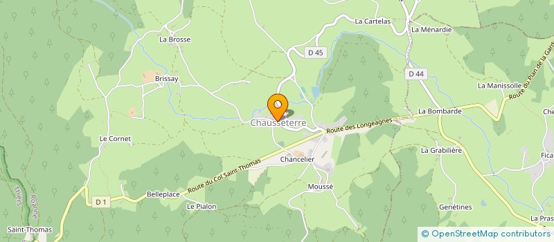 localisation de l'entreprise SOU DES ECOLES CHAMPOLY, CHAUSSETERRE LES SALLES  CHAMPOLY