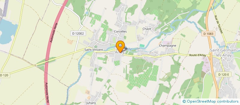 localisation de l'entreprise SOU DES ECOLES D'ARLAY  ARLAY