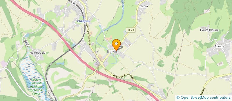 localisation de l'entreprise SOU DES ECOLES DE BURCIN  BURCIN