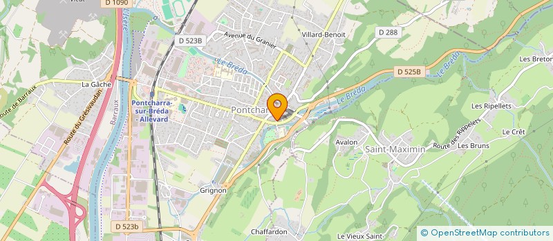 localisation de l'entreprise SOU DES ECOLES DE CESAR TERRIER  PONTCHARRA