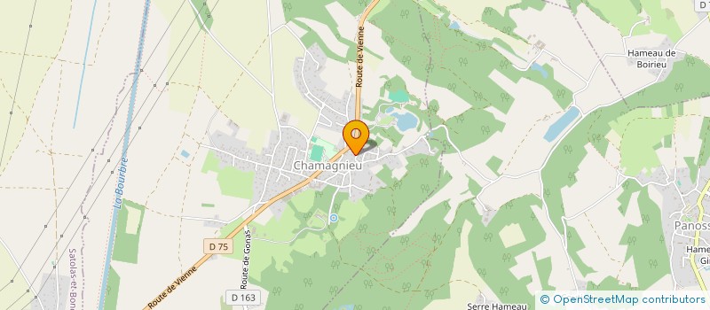 localisation de l'entreprise SOU DES ECOLES DE CHAMAGNIEU  CHAMAGNIEU