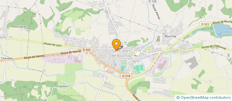 localisation de l'entreprise SOU DES ECOLES DE CHATONNAY  CHATONNAY