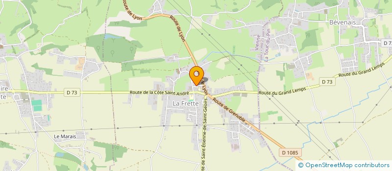 localisation de l'entreprise SOU DES ECOLES DE LA FRETTE  LA FRETTE