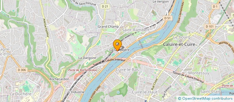 localisation de l'entreprise SOU DES ECOLES DE LA SAUVAGERE  LYON