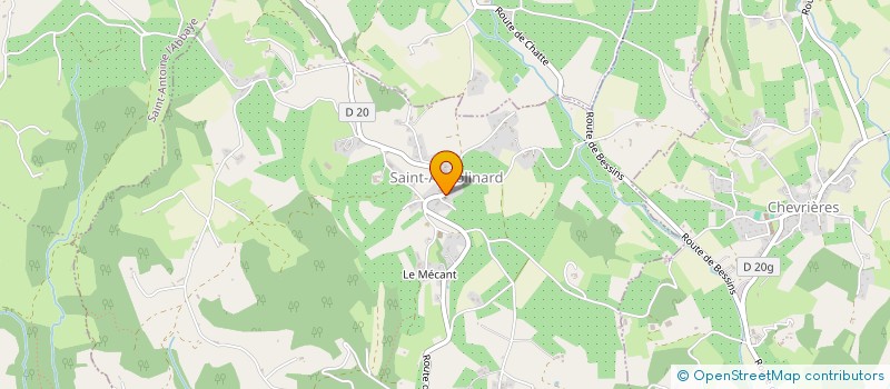 localisation de l'entreprise SOU DES ECOLES DE SAINT VERAND  SAINT-VERAND