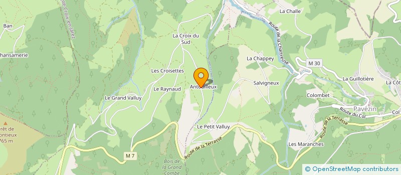 localisation de l'entreprise SOU DES ECOLES DE SAINTE CROIX EN JAREZ-PAVEZIN  SAINTE-CROIX-EN-JAREZ