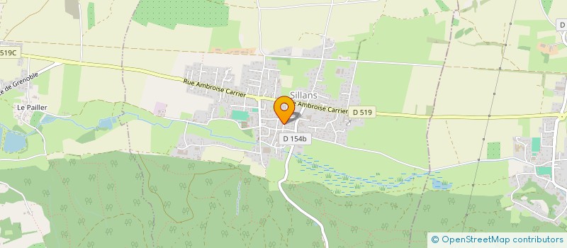 localisation de l'entreprise SOU DES ECOLES DE SILLANS  SILLANS