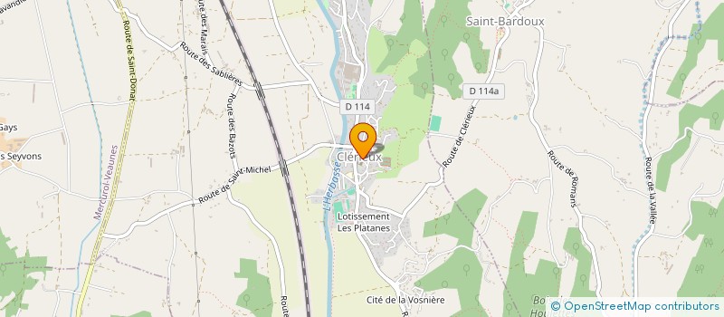 localisation de l'entreprise SOU DES ECOLES DE ST BARDOUX à SAINT-BARDOUX