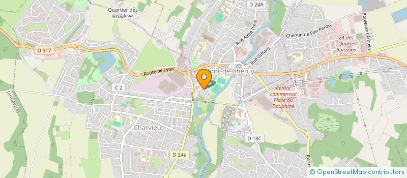 localisation de l'entreprise SOU DES ECOLES DE ST EXUPERY  CHAVANOZ