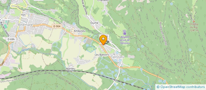 localisation de l'entreprise SOU DES ECOLES DE TALISSIEU  TALISSIEU