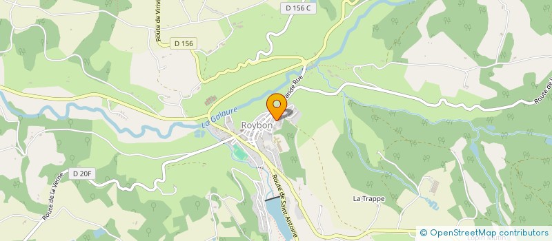 localisation de l'entreprise SOU DES ECOLES DES GENETS DE ROYBON  ROYBON