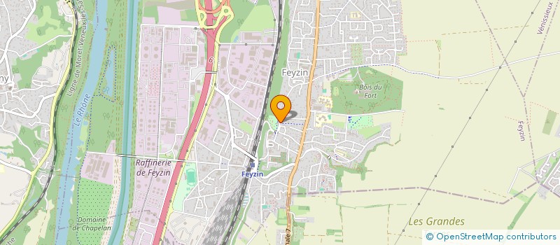 localisation de l'entreprise SOU DES ECOLES DES GRANDES TERRES  FEYZIN