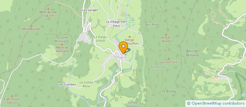 localisation de l'entreprise SOU DES ECOLES DU RPI CHARIX-APREMONT à CHARIX
