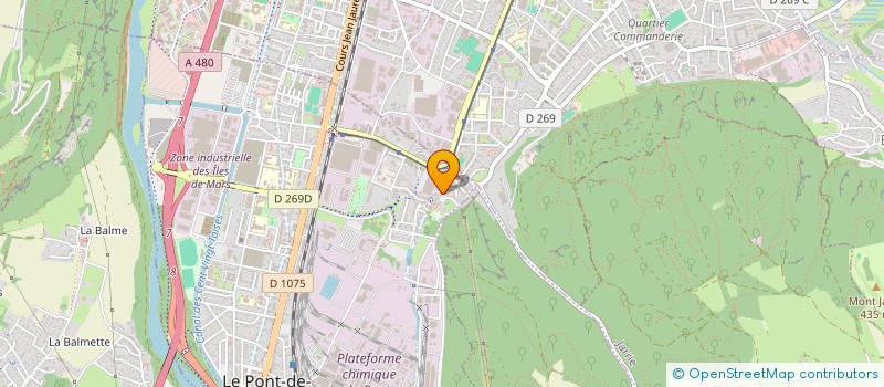 localisation de l'entreprise SOU DES ECOLES JEAN MOULIN DE PONT-DE-CLAIX  LE PONT-DE-CLAIX