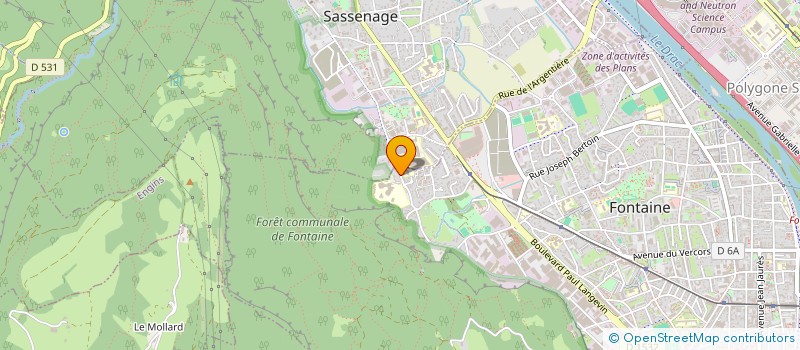 localisation de l'entreprise SOU DES ECOLES JEANNE LABOURBE  FONTAINE