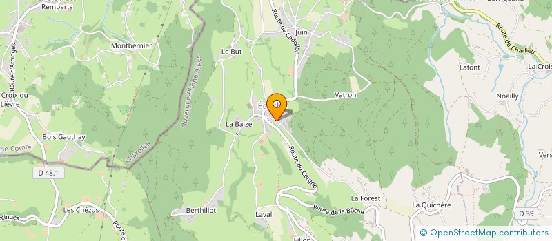 localisation de l'entreprise SOU DES ECOLES LAIQUES à BELMONT-DE-LA-LOIRE