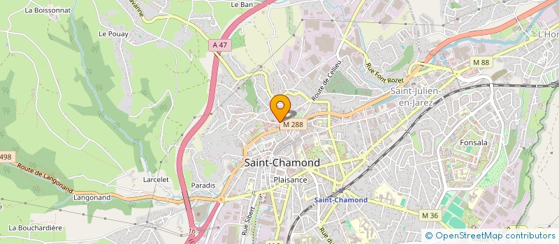 localisation de l'entreprise SOU DES ECOLES LAIQUES à SAINT-CHAMOND