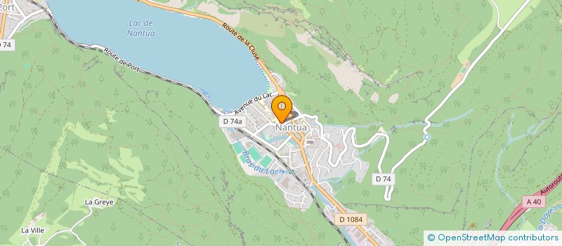 localisation de l'entreprise SOU DES ECOLES LAIQUES  NANTUA