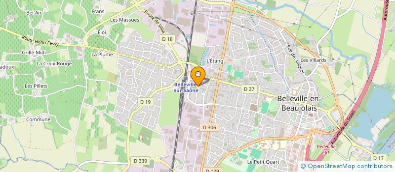 localisation de l'entreprise SOU DES ECOLES LAIQUES à BELLEVILLE-EN-BEAUJOLAIS
