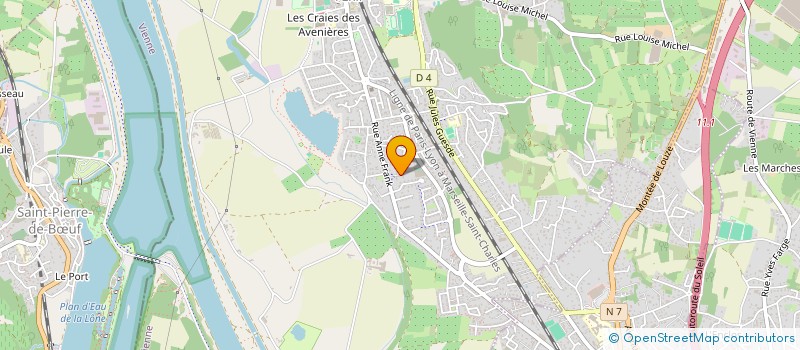 localisation de l'entreprise SOU DES ECOLES LAIQUES  SAINT-MAURICE-L'EXIL