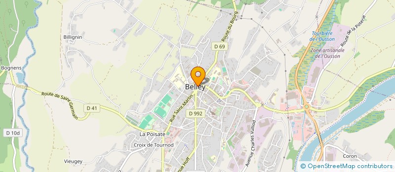 localisation de l'entreprise SOU DES ECOLES LAIQUES DE BELLEY  BELLEY