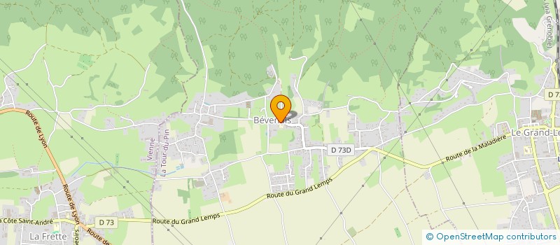 localisation de l'entreprise SOU DES ECOLES LAIQUES DE BEVENAIS  BEVENAIS