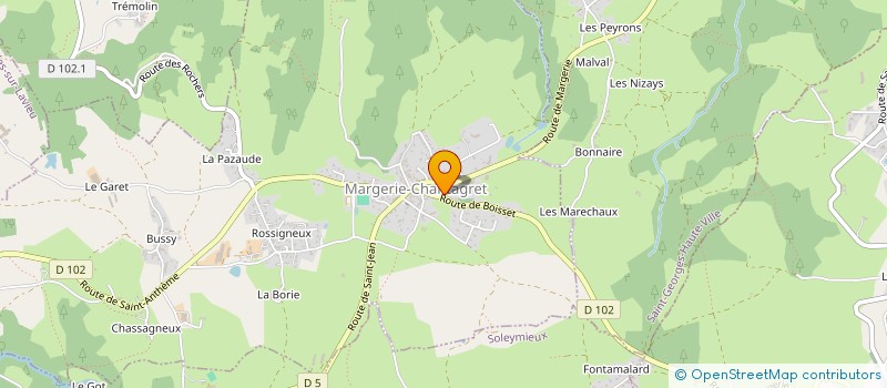 localisation de l'entreprise SOU DES ECOLES LAIQUES DE BOISSET SAINT PRIEST à BOISSET-SAINT-PRIEST
