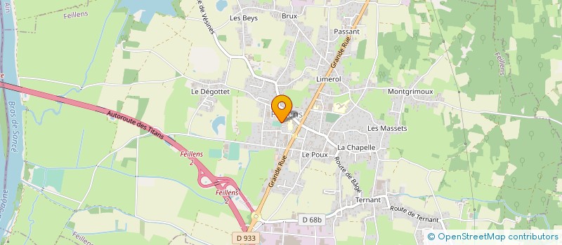 localisation de l'entreprise SOU DES ECOLES LAIQUES DE FEILLENS à FEILLENS