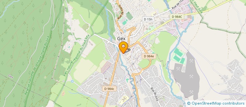 localisation de l'entreprise SOU DES ECOLES LAIQUES DE GEX à GEX
