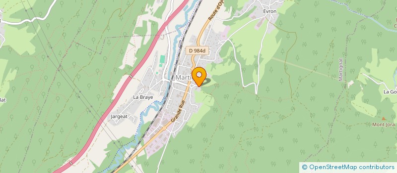 localisation de l'entreprise SOU DES ECOLES LAIQUES DE MARTIGNAT  MARTIGNAT