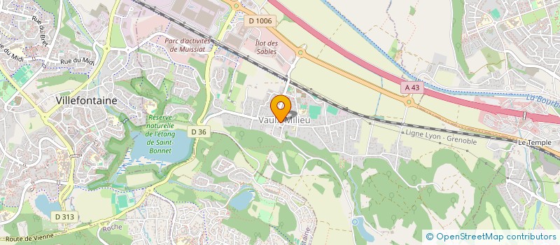 localisation de l'entreprise SOU DES ECOLES LAIQUES DE ROCHE  ROCHE