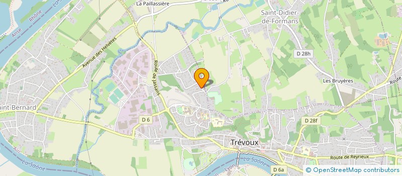 localisation de l'entreprise SOU DES ECOLES LAIQUES DE TREVOUX à TREVOUX