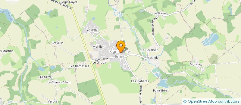 localisation de l'entreprise SOU DES ECOLES LAIQUES ET D'EDUCATION PERMANENTE DE RIGNIEUX LE FRANC  RIGNIEUX-LE-FRANC