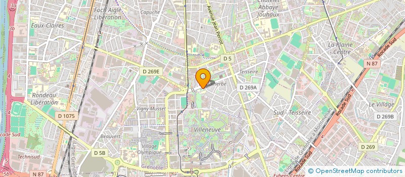localisation de l'entreprise SOU DES ECOLES MALHERBE  GRENOBLE