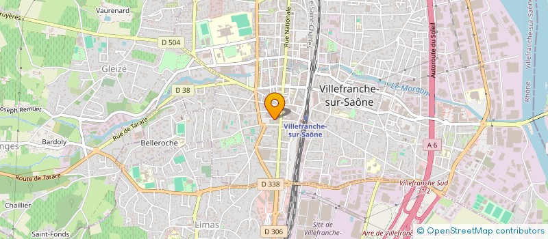 localisation de l'entreprise SOU DES ECOLES MONNET ROLAND à VILLEFRANCHE-SUR-SAONE