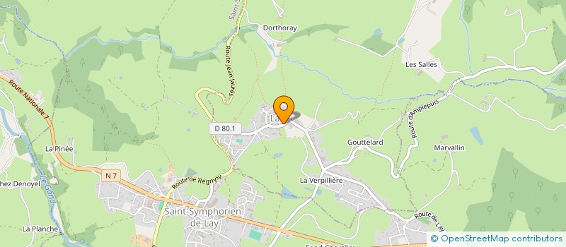 localisation de l'entreprise SOU DES ECOLES PUBLIQUES DE LAY/NEAUX  LAY