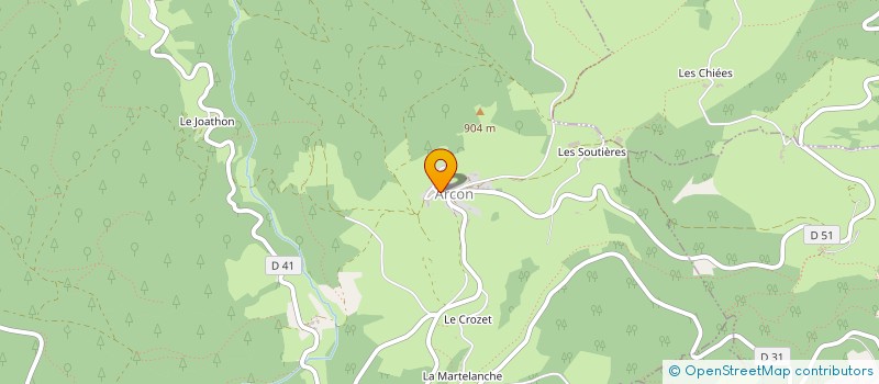 localisation de l'entreprise SOU DES ECOLES ST HAON LE CHATEL  SAINT-HAON-LE-CHATEL