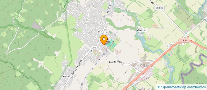 localisation de l'entreprise SOU ECOLES DE THOIRY  THOIRY