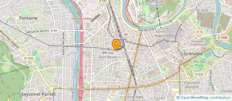 localisation de l'entreprise SOU.FORA & ASSOCIES à GRENOBLE