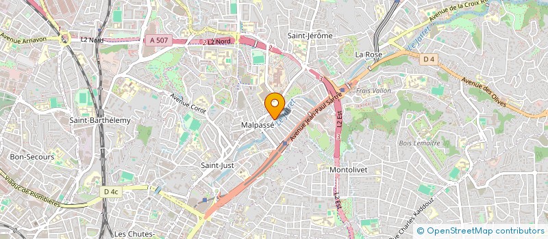 localisation de l'entreprise SOU INSTITUT à MARSEILLE