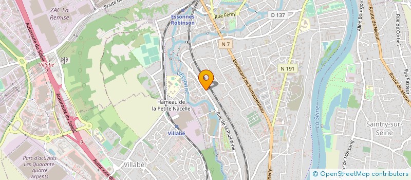 localisation de l'entreprise SOUAD à CORBEIL-ESSONNES