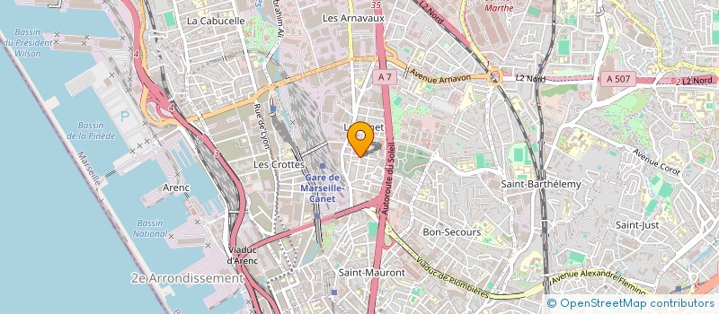 localisation de l'entreprise SOUAD à MARSEILLE